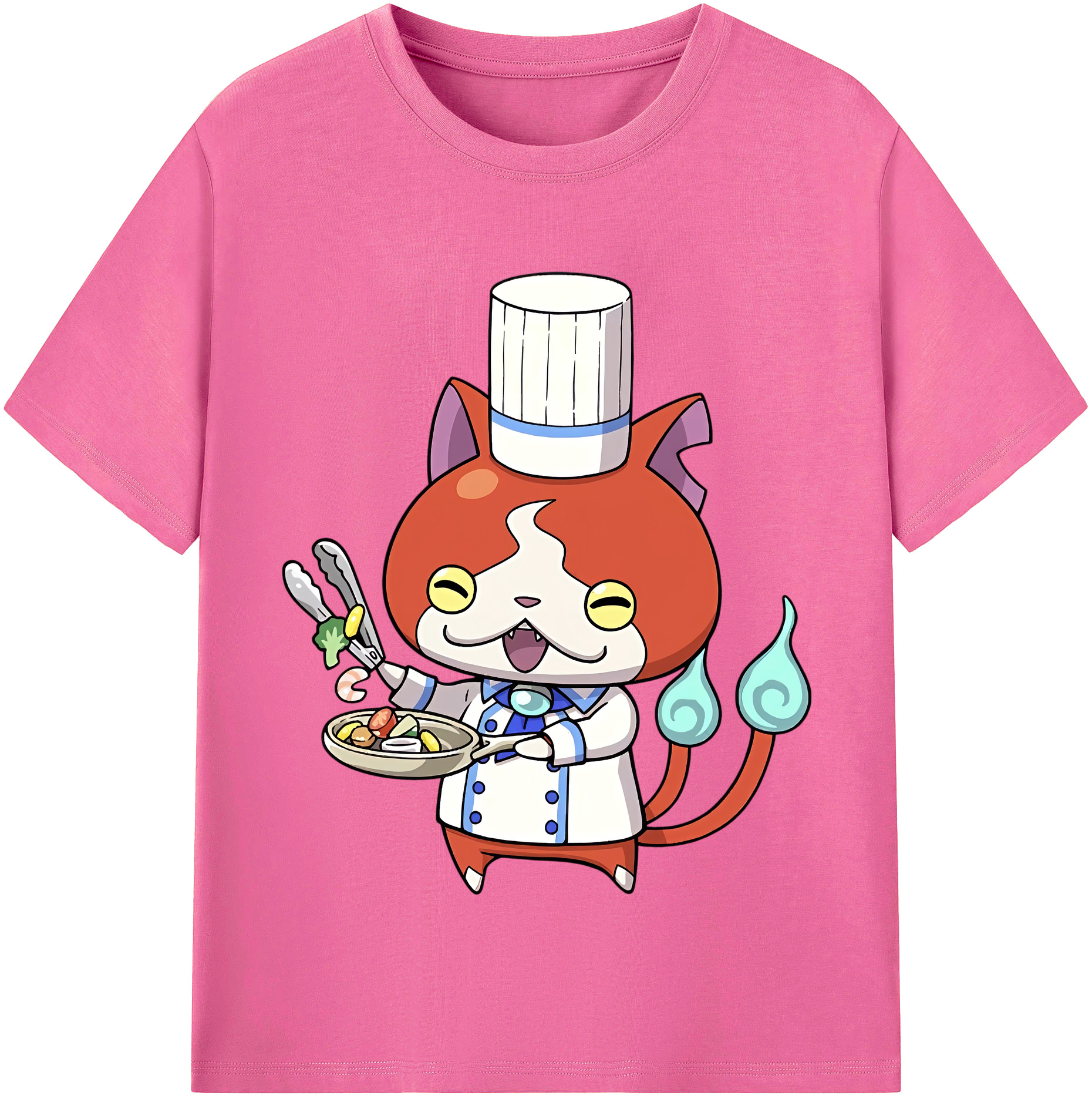 （画像用） 妖怪ウォッチ Yo-kai Watch レディースカジュアルプリントTシャツ（綿100％）